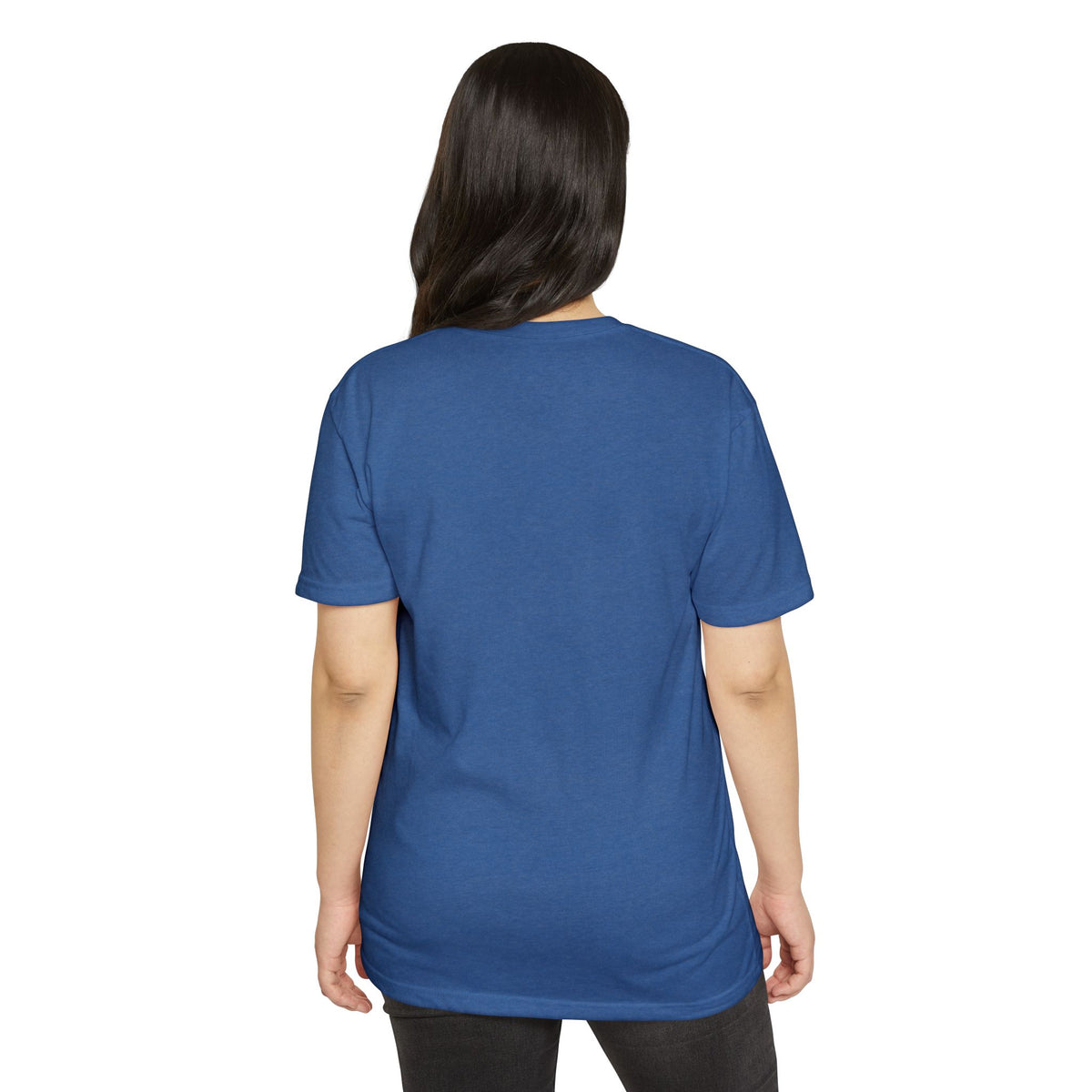 T‑Shirt, Short Sleeve Boxy Crew Neck - Rainbow Planet Cosmic Space