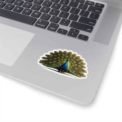 Sticker,  Kiss-Cut - Proud Peacock
