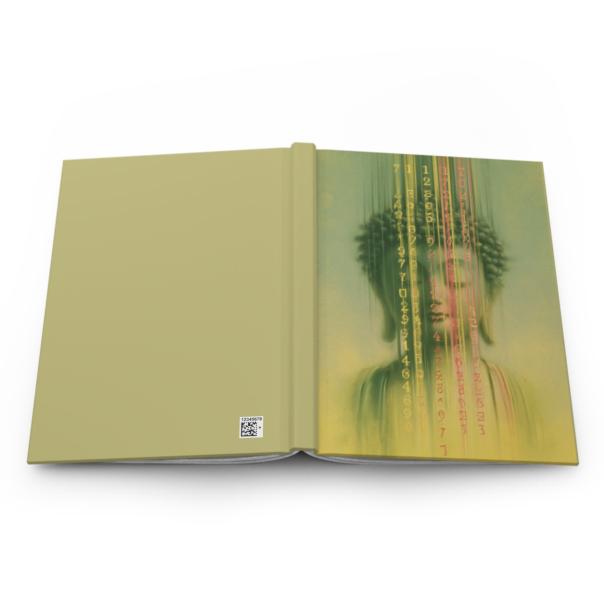Journal Notebook, Hardcover Lined - The Buddha in the Matrix