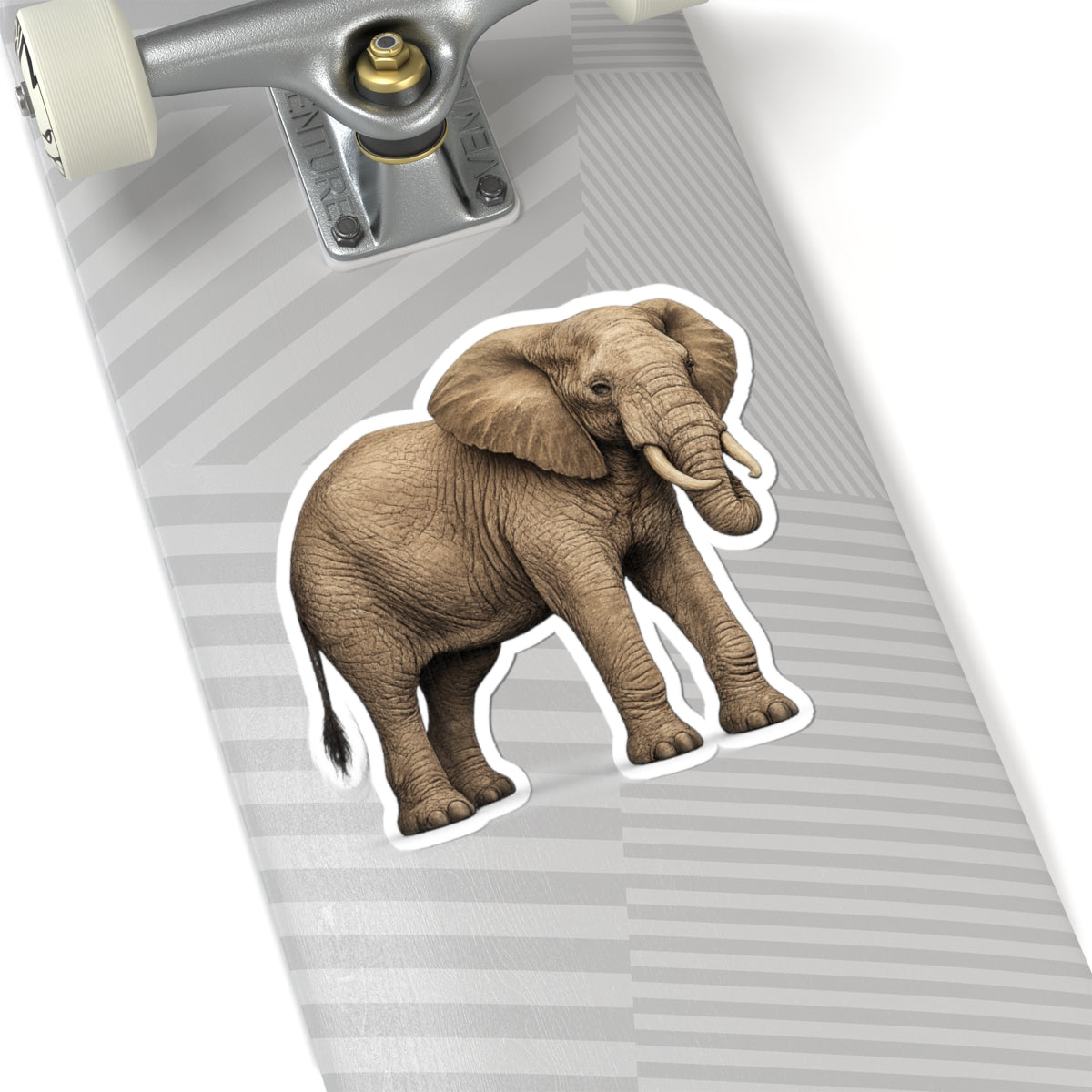 Sticker,  Kiss-Cut - Elephant Side View