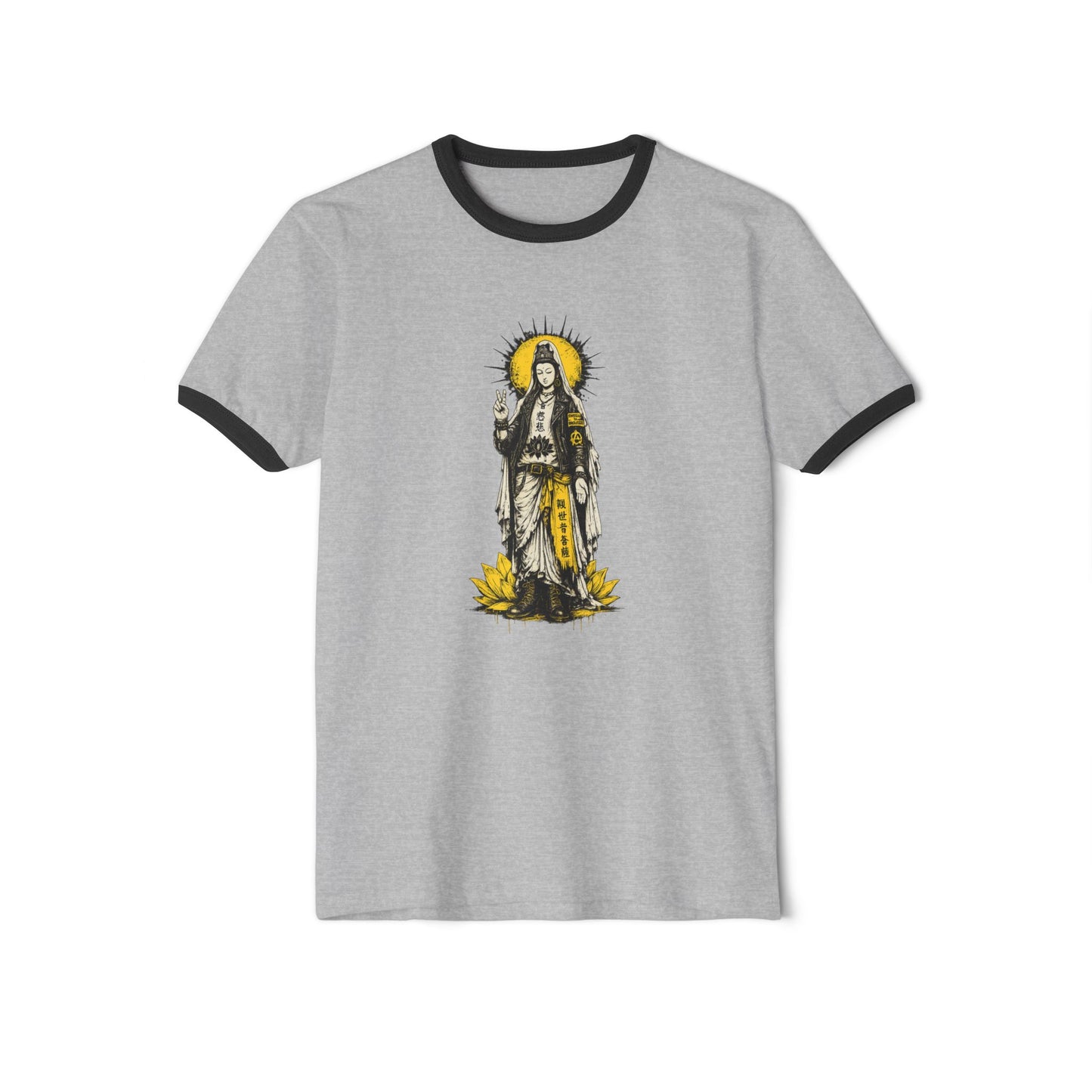 Punk Quan Yin Ringer T-Shirt