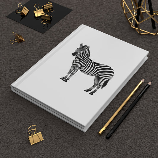 Zebra Hardcover Lined Journal