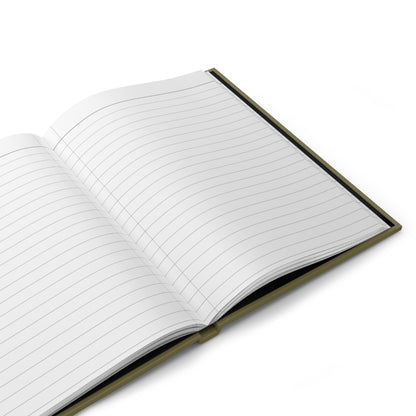 Journal Notebook, Hardcover Lined - Peacock Dance School