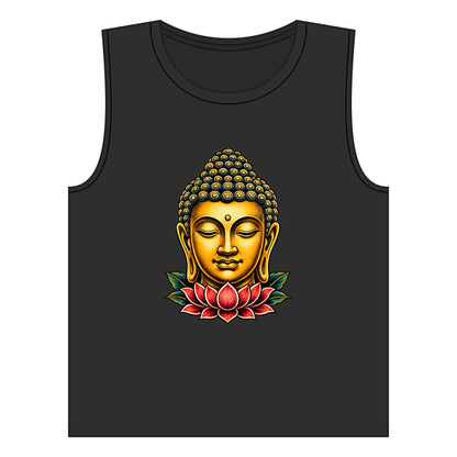 Tank Top, Muscle - Buddha & Lotus