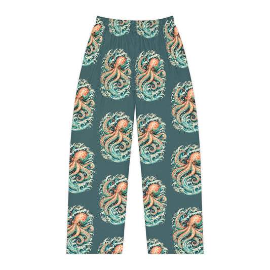 Octopus Pastel Pattern Pajama Pants