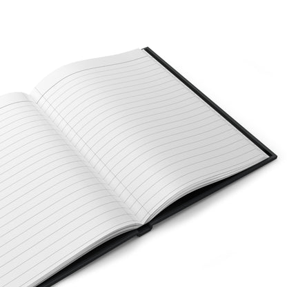 Journal Notebook, Hardcover Lined — Long Tall Luna Moth