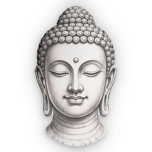 Buddha Head Shaped Pillow