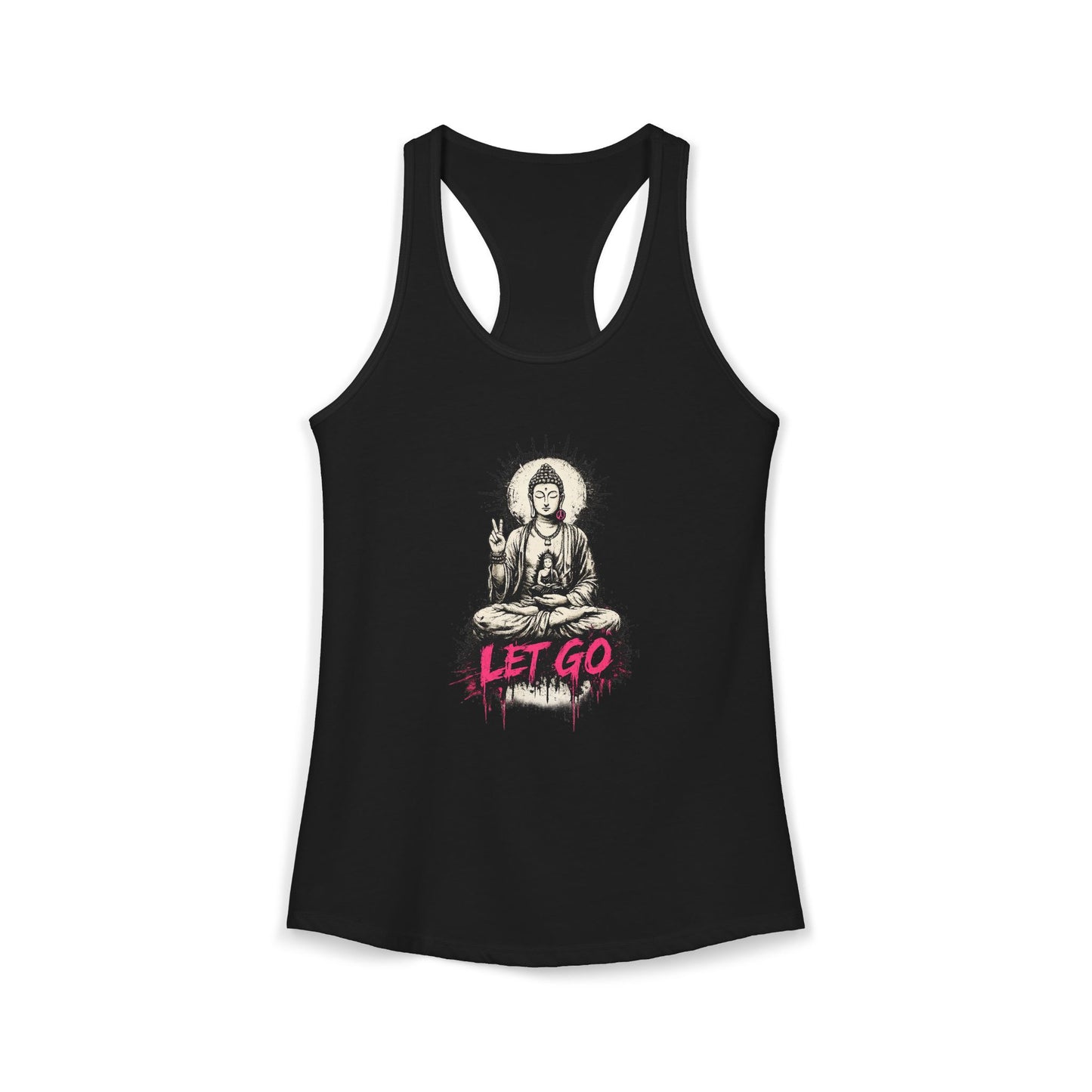 Buddha Let Go Racerback Tank