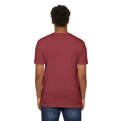 T-Shirt, Short Sleeve Boxy Crew Neck - Botanical Hand Reaching for the Sun