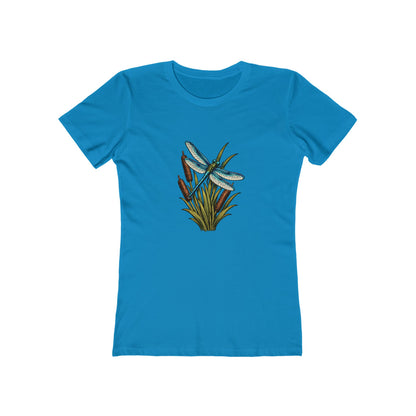 Dragonfly & Cat Tail Boyfriend T-Shirt