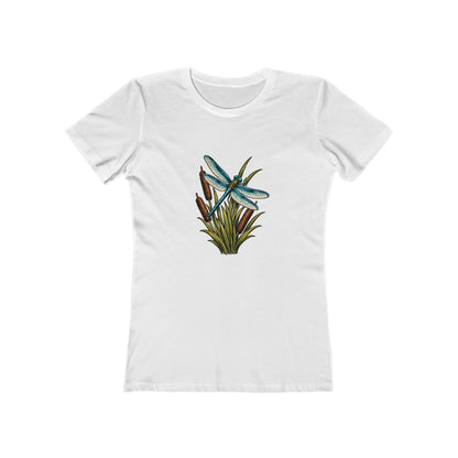 Dragonfly & Cat Tail Boyfriend T-Shirt