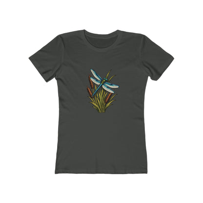 Dragonfly & Cat Tail Boyfriend T-Shirt