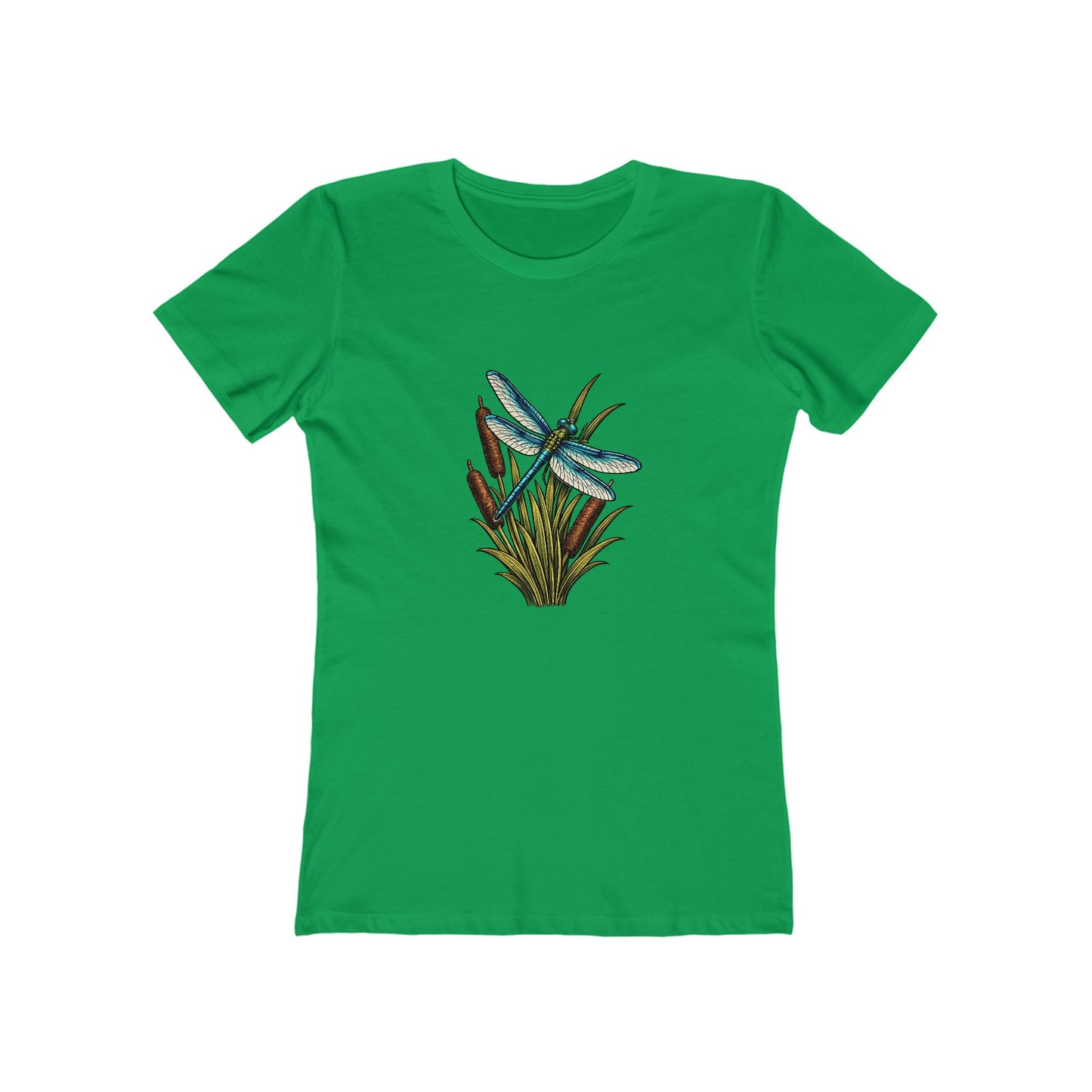 Dragonfly & Cat Tail Boyfriend T-Shirt