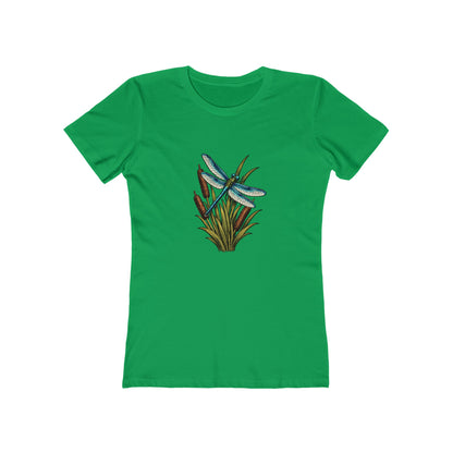Dragonfly & Cat Tail Boyfriend T-Shirt