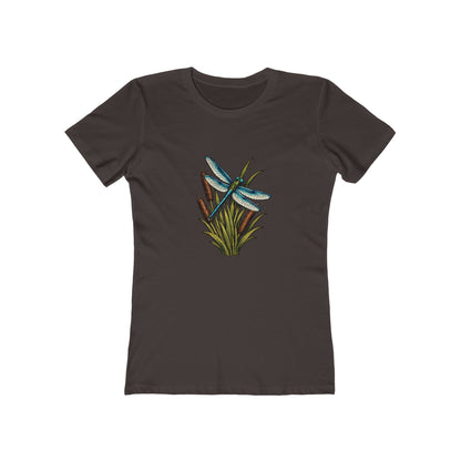 Dragonfly & Cat Tail Boyfriend T-Shirt