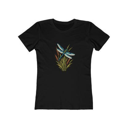 Dragonfly & Cat Tail Boyfriend T-Shirt
