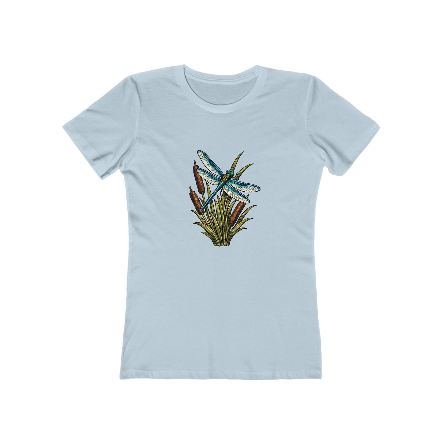 Dragonfly & Cat Tail Boyfriend T-Shirt
