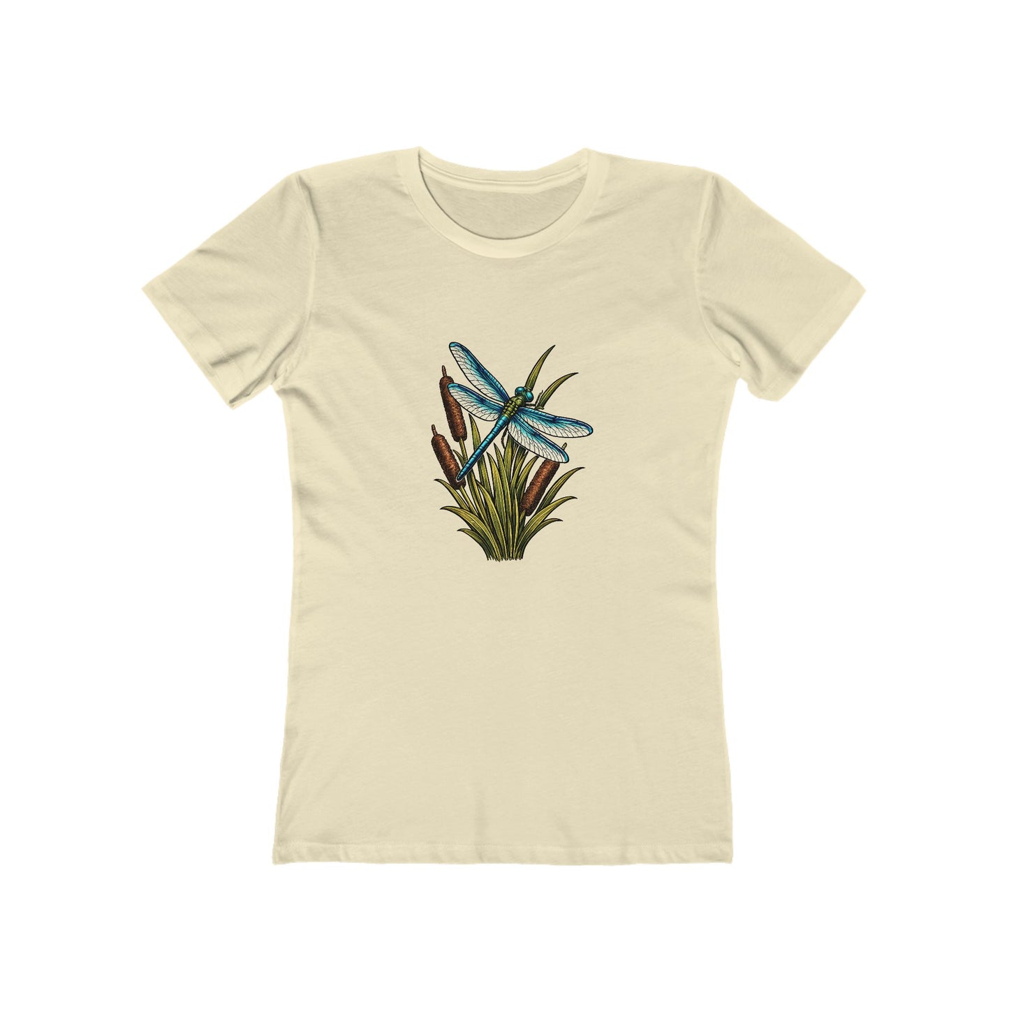 Dragonfly & Cat Tail Boyfriend T-Shirt
