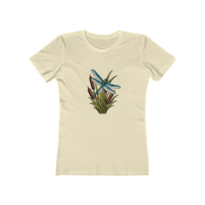 Dragonfly & Cat Tail Boyfriend T-Shirt