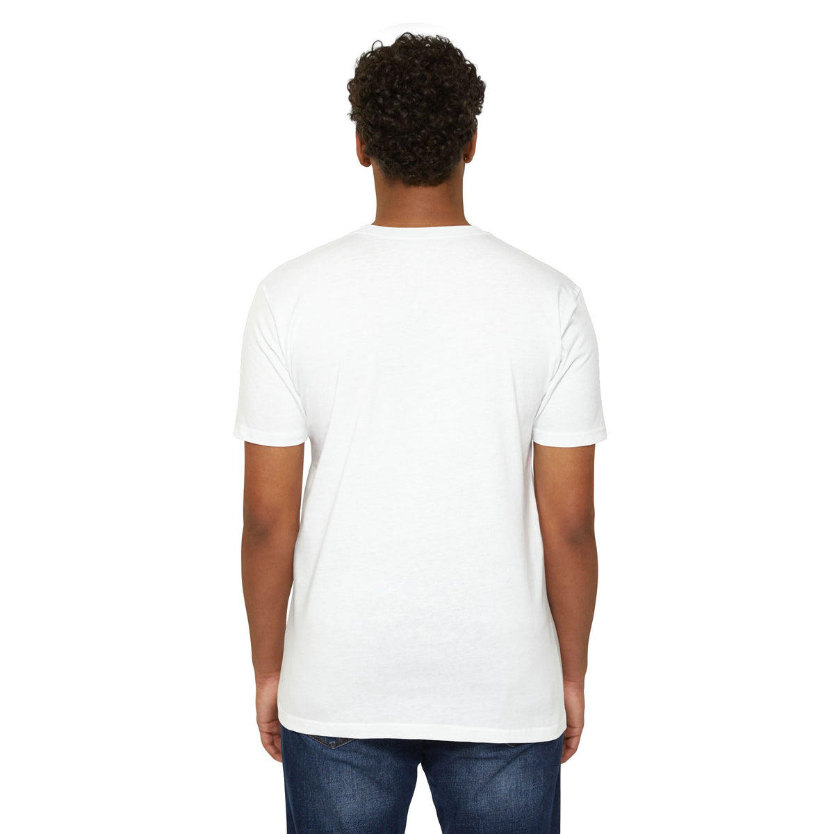 T‑Shirt, Short Sleeve Boxy Crew Neck - Rainbow Planet Cosmic Space
