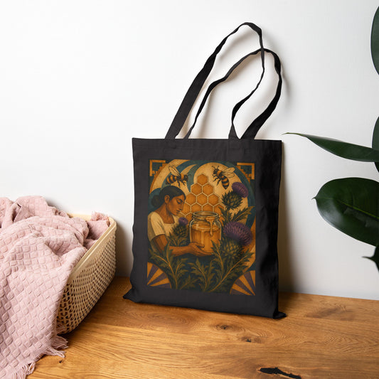 Honey & Thistles Meets 1930s Mexico Canvas Tote Bag