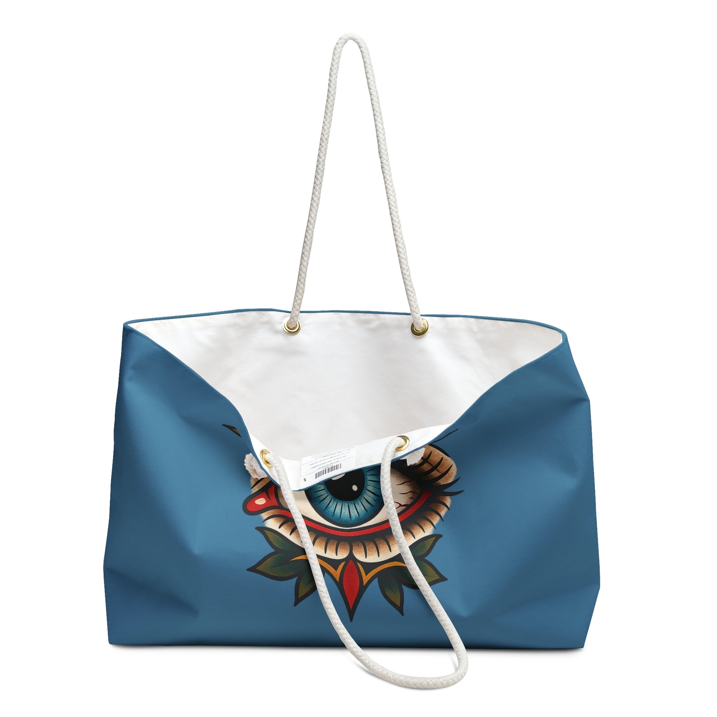 Weekender Bag — Blue Mystical All-Seeing Eye Travel Tote