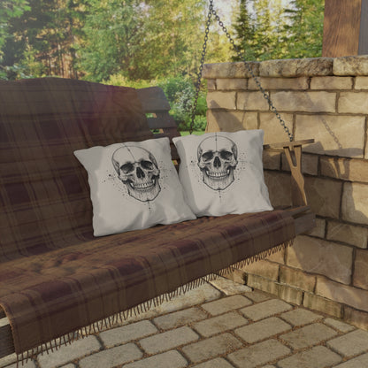 Pillow, Outdoor/Garden - Decorative Gothic Skull
