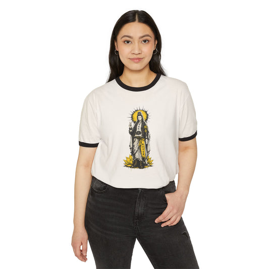 Punk Quan Yin Ringer T-Shirt