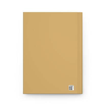 Journal Notebook, Hardcover Lined - Retro Virgo Zodiac
