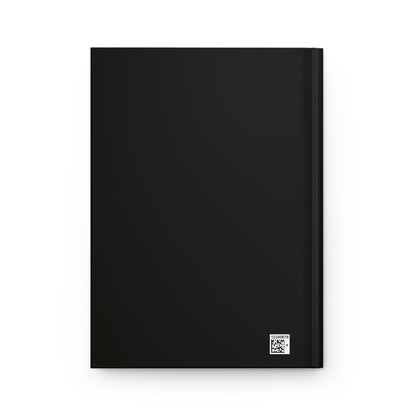 Journal Notebook, Hardcover Lined - Retro Psychedelic Vinyl