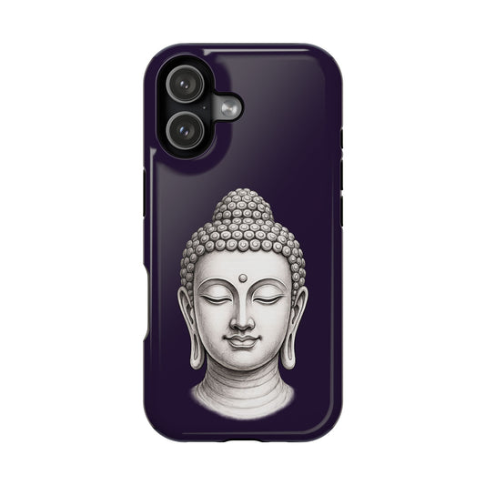 Buddha Head Magnetic Impact-Resistant Phone Case
