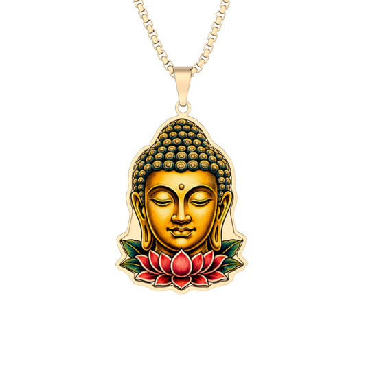 Buddha Head Custom Cut Pendant