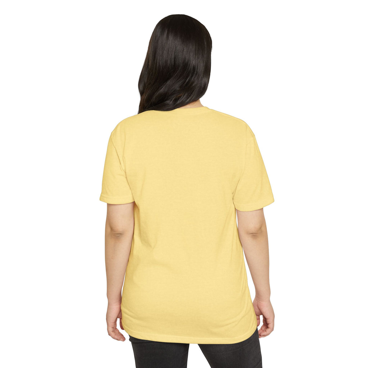 T-Shirt, Short Sleeve Boxy Crew Neck - Buddha Head Floral