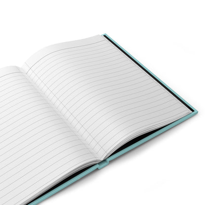 Journal Notebook, Lined Hardcover - 1980s Retro Stickers