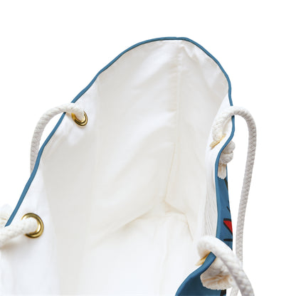Tote, Weekender Travel  Bag - Mystical All-Seeing Eye (medium blue)