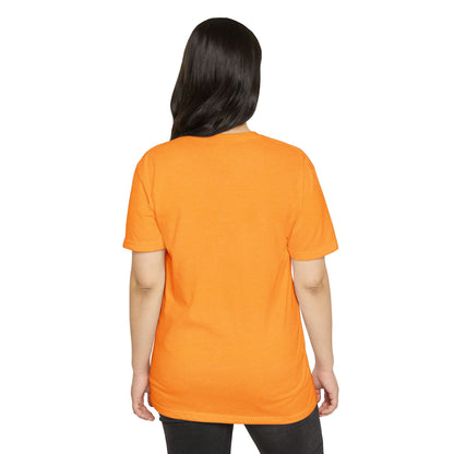 T-Shirt, Short Sleeve Boxy Crew Neck - Botanical Hand Reaching for the Sun