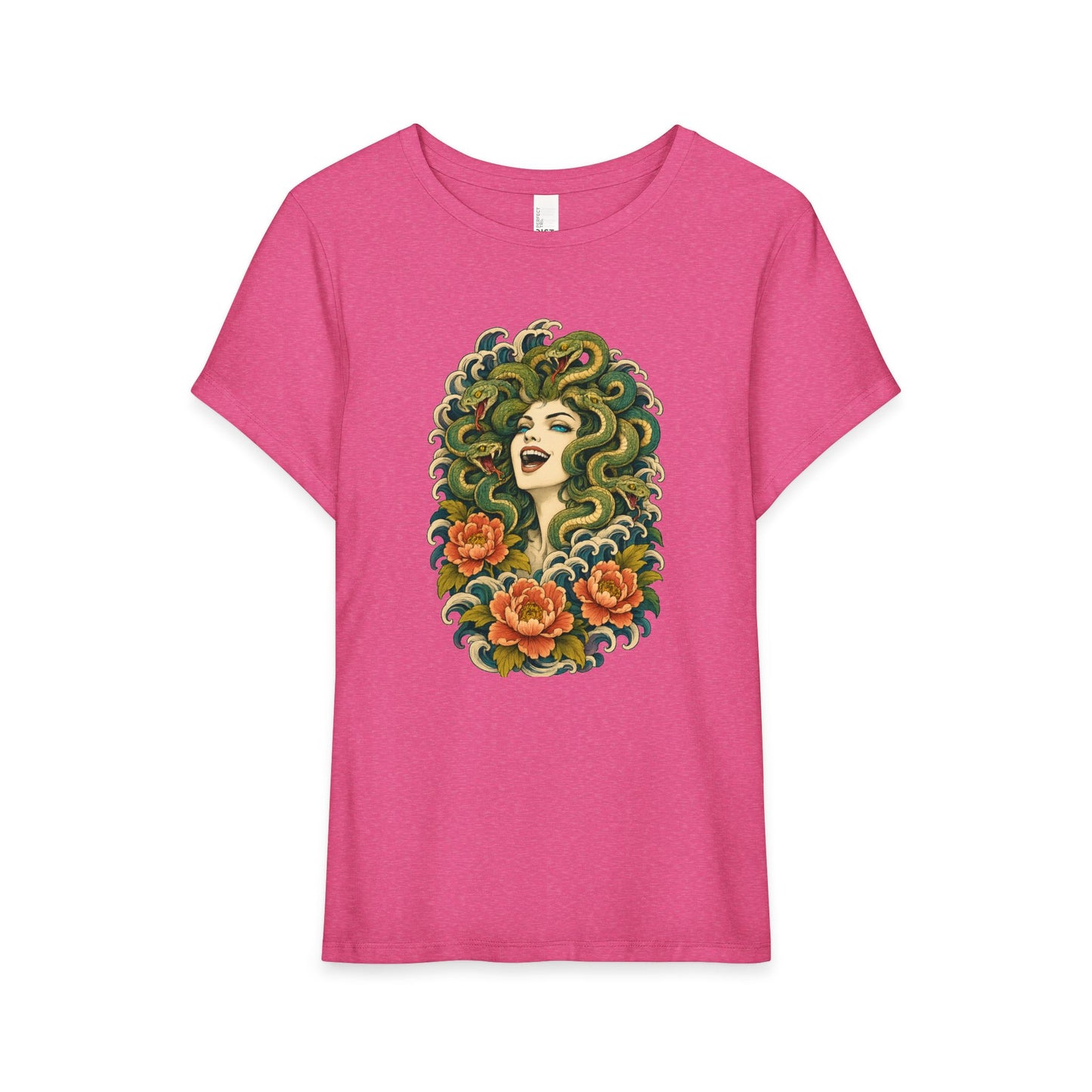 Medusa Floral Graphic Tee Shirt