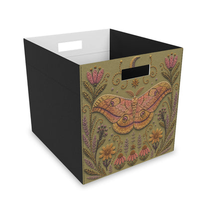 Japanese Silk Moth Felt Storage Box