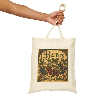 Tote Bag, Canvas  - Berries!
