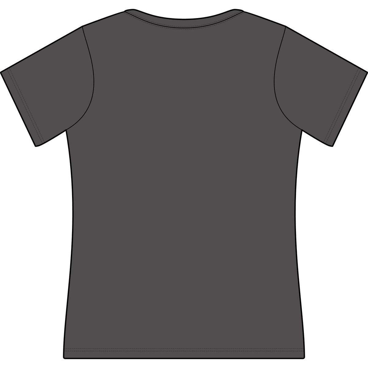 T-Shirt, Short Sleeve Scoop Neck - Octopus Ocean Waves