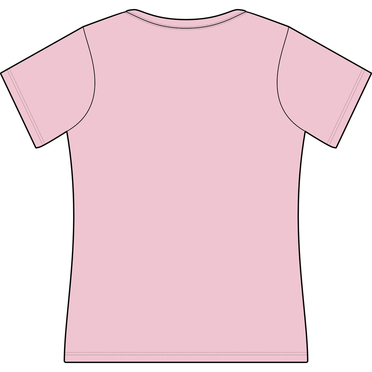 T-Shirt, Short Sleeve Scoop Neck - Octopus Ocean Waves