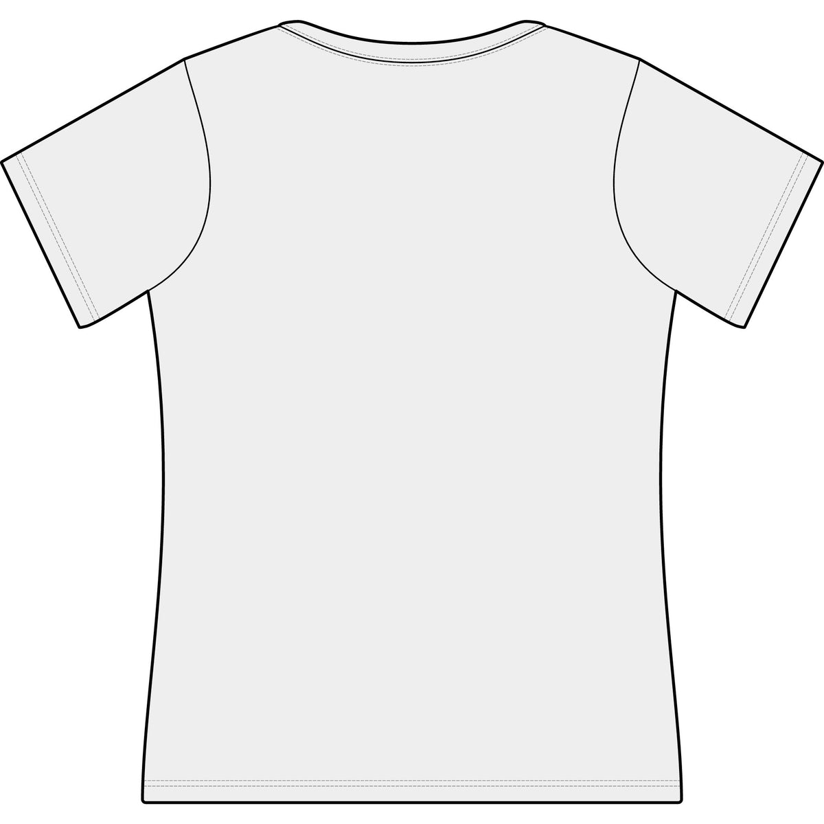 T-Shirt, Short Sleeve Scoop Neck - Octopus Ocean Waves