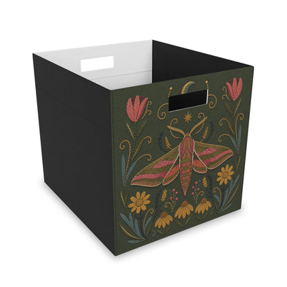 Elephant Hawk Moth Felt Storage Box