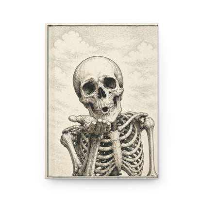 Skeleton Kiss Hardcover Lined Journal