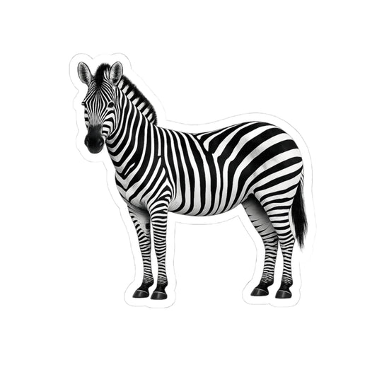 Zebra Kiss-Cut Sticker
