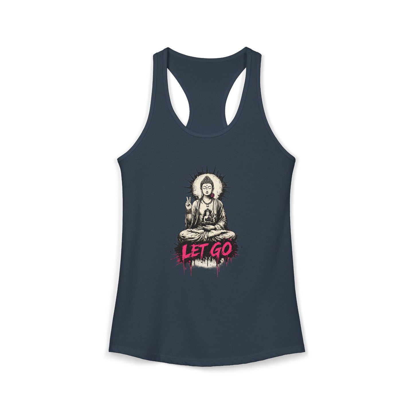 Buddha Let Go Racerback Tank