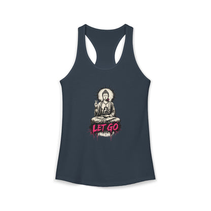 Buddha Let Go Racerback Tank