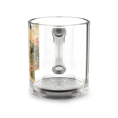 Frogs on Unicycles Glass Mug | 10oz