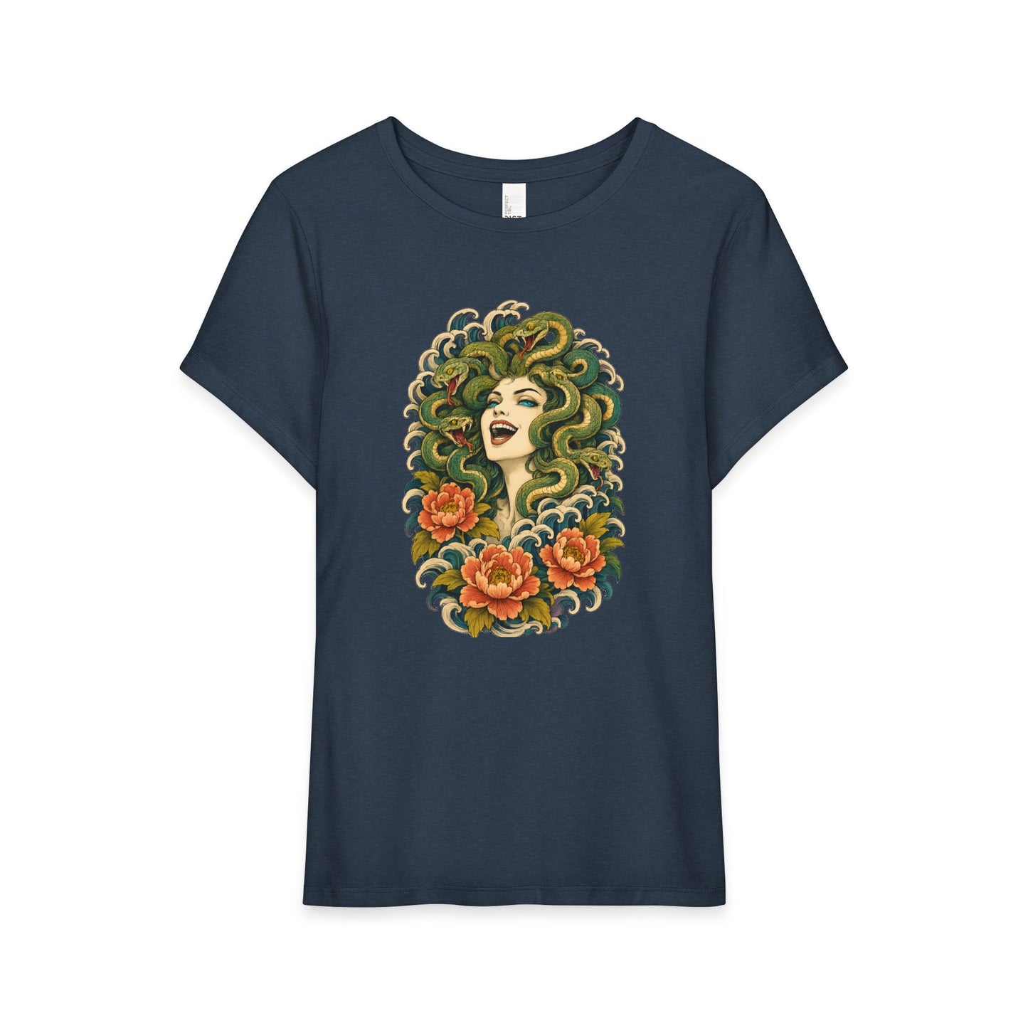 Medusa Floral Graphic Tee Shirt