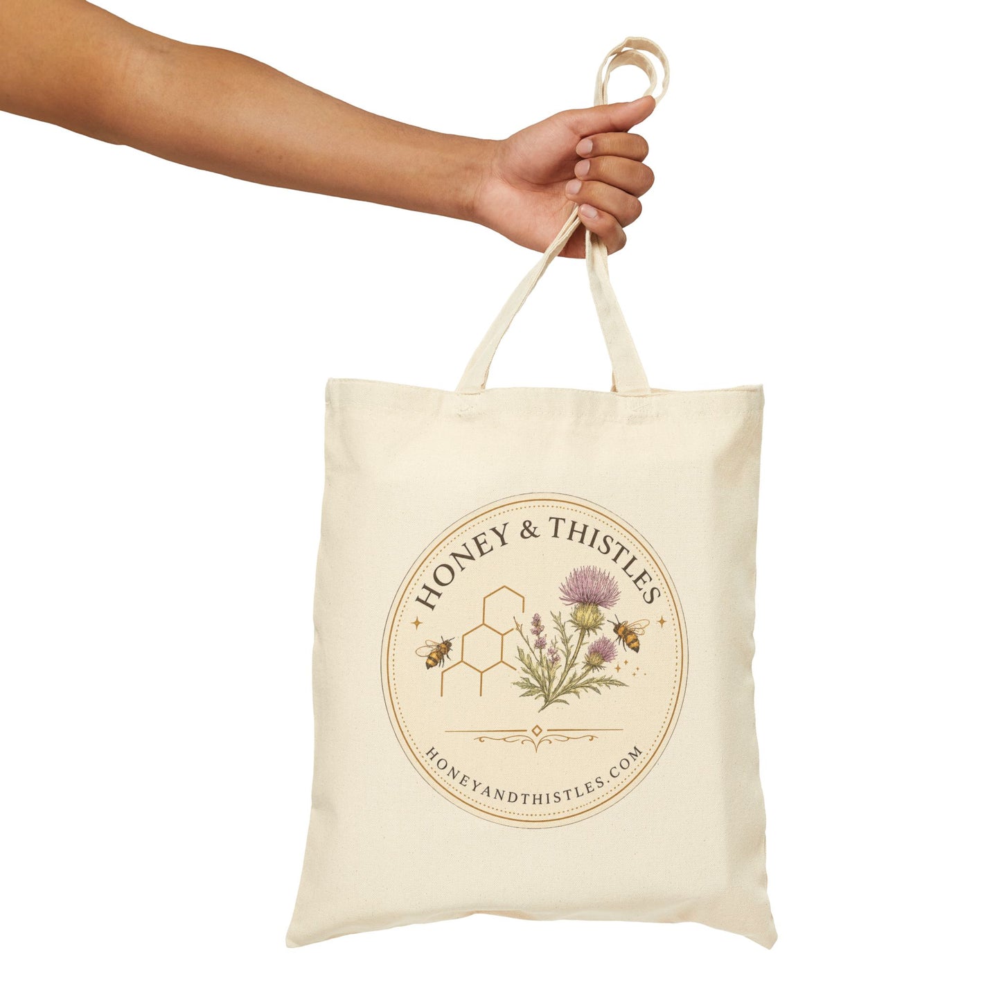 Honey & Thistles Branded Canvas Tote Bag
